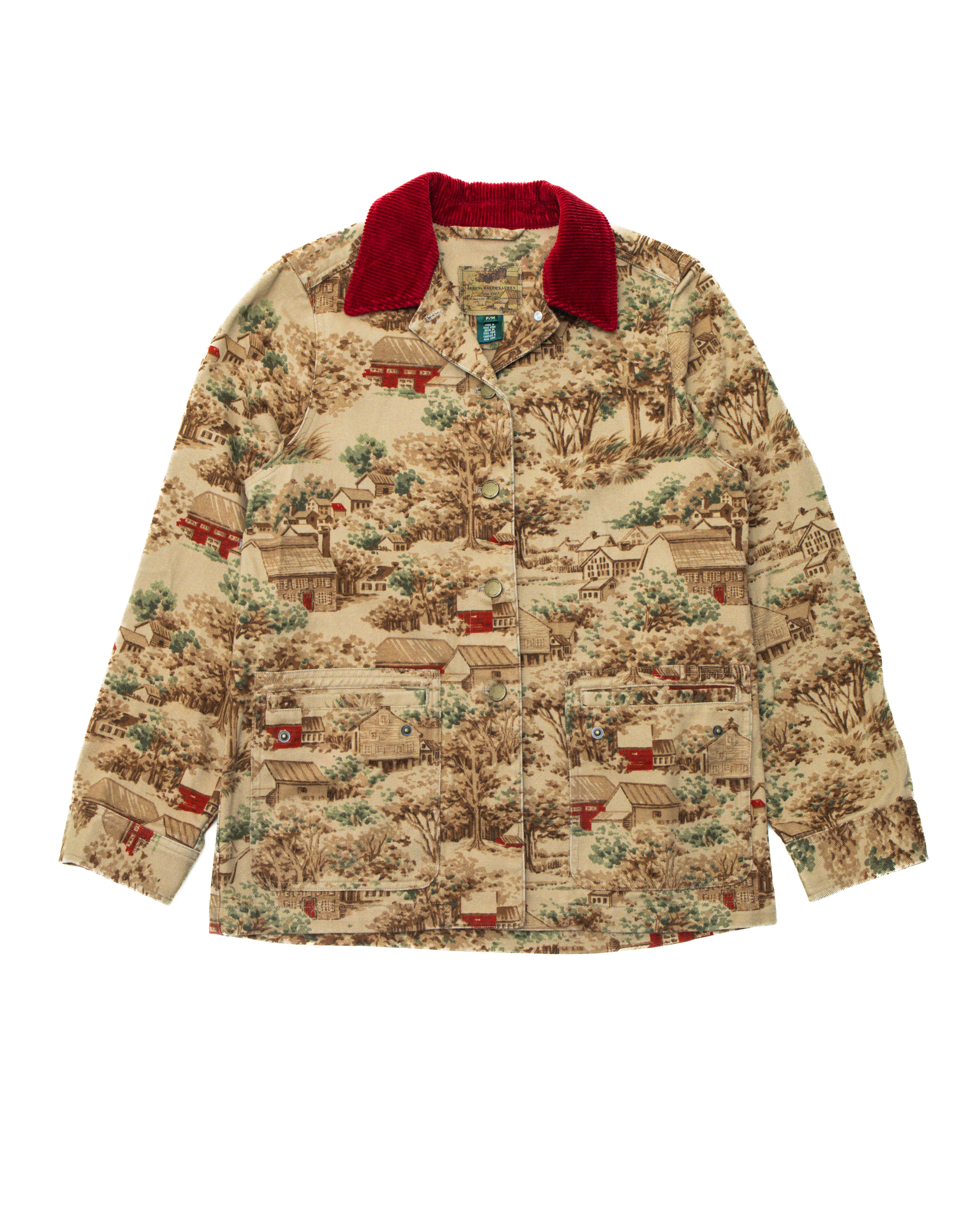 Vintage Ralph Lauren Contrast Collar Barn Jacket