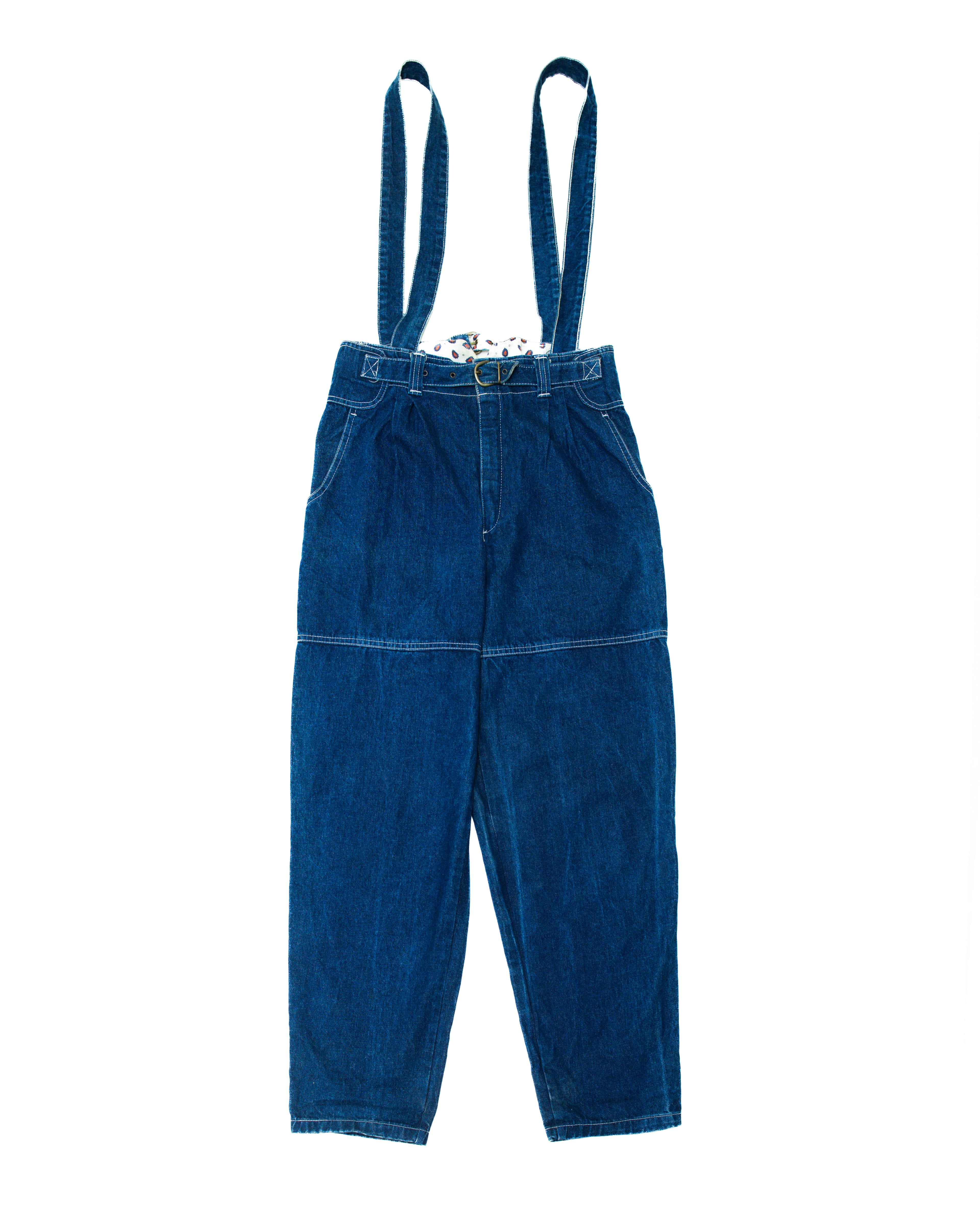 Vintage Elvis Tag Strap Denim Overalls
