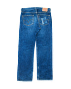 2000s Levi's 501 Dark Wash Denim W/ Wallet Wear (34x30)