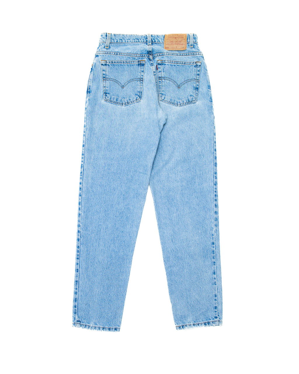 1990s Levi's 550 Relaxed Taper Fit Light Wash Denim (26x30)