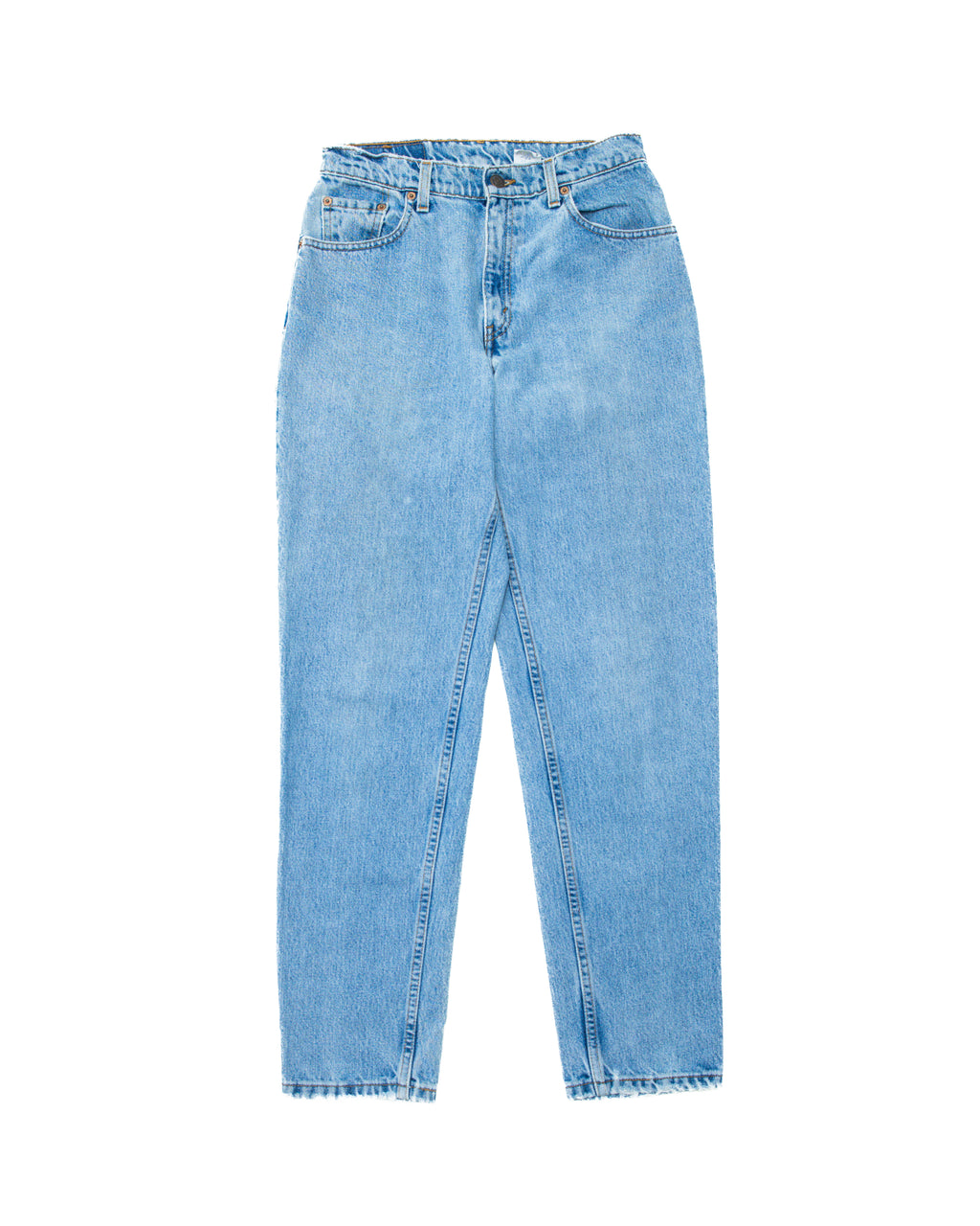 1990s Levi's 550 Relaxed Taper Fit Light Wash Denim (26x30)