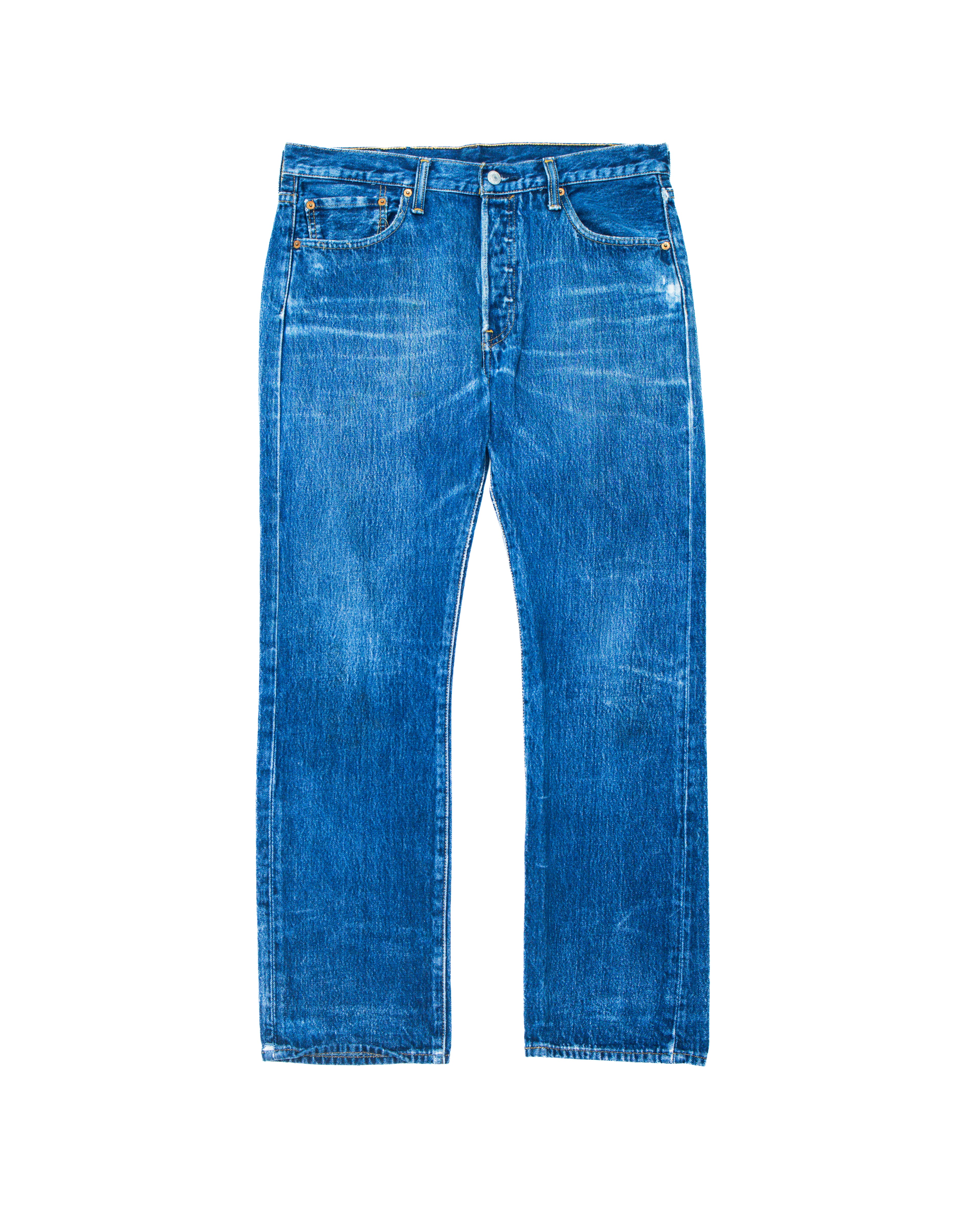 2000s Levi's 501 Medium Wash W/ Light Wear (33x30)
