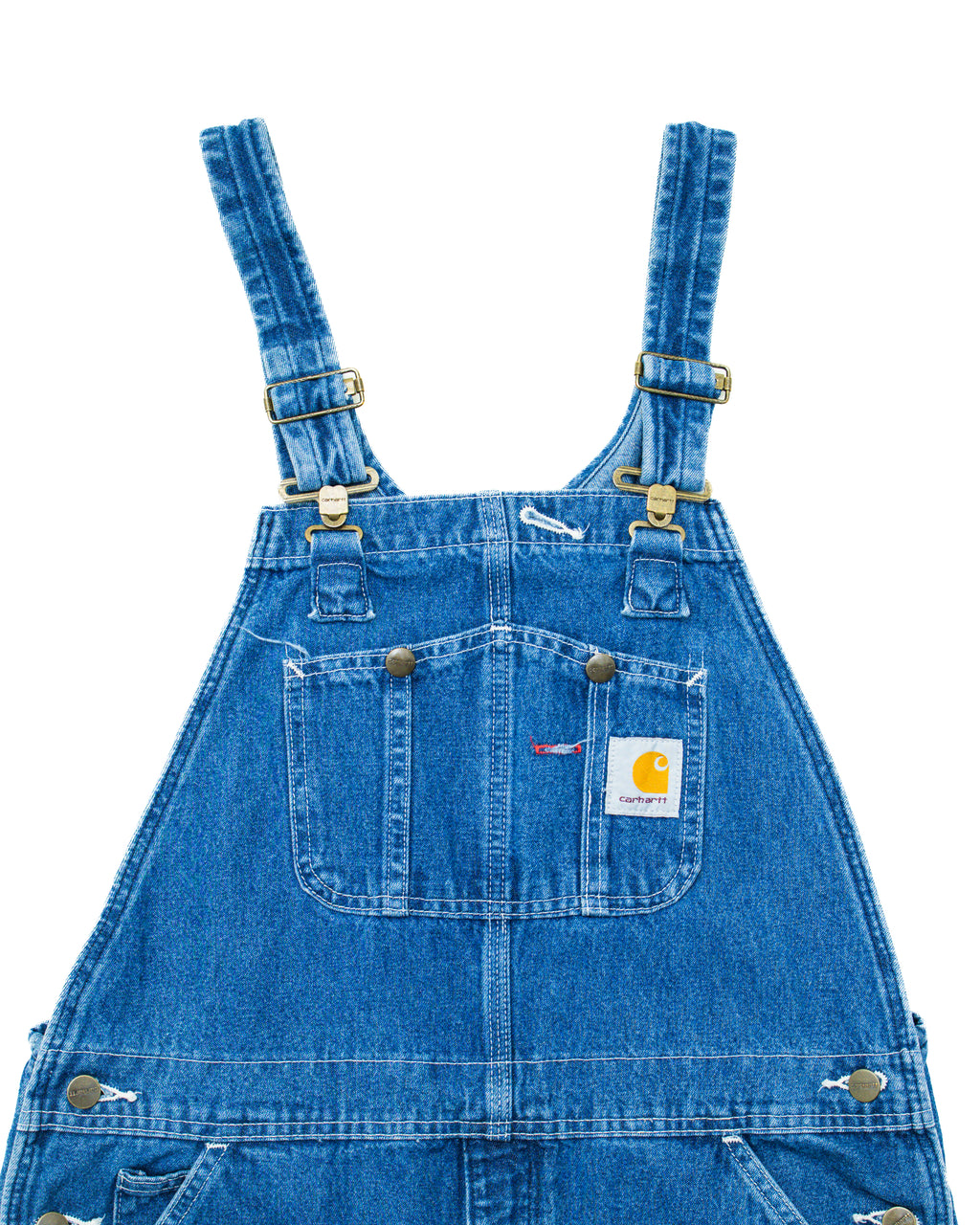 2000s Carhartt Medium Denim Overalls (34x32)