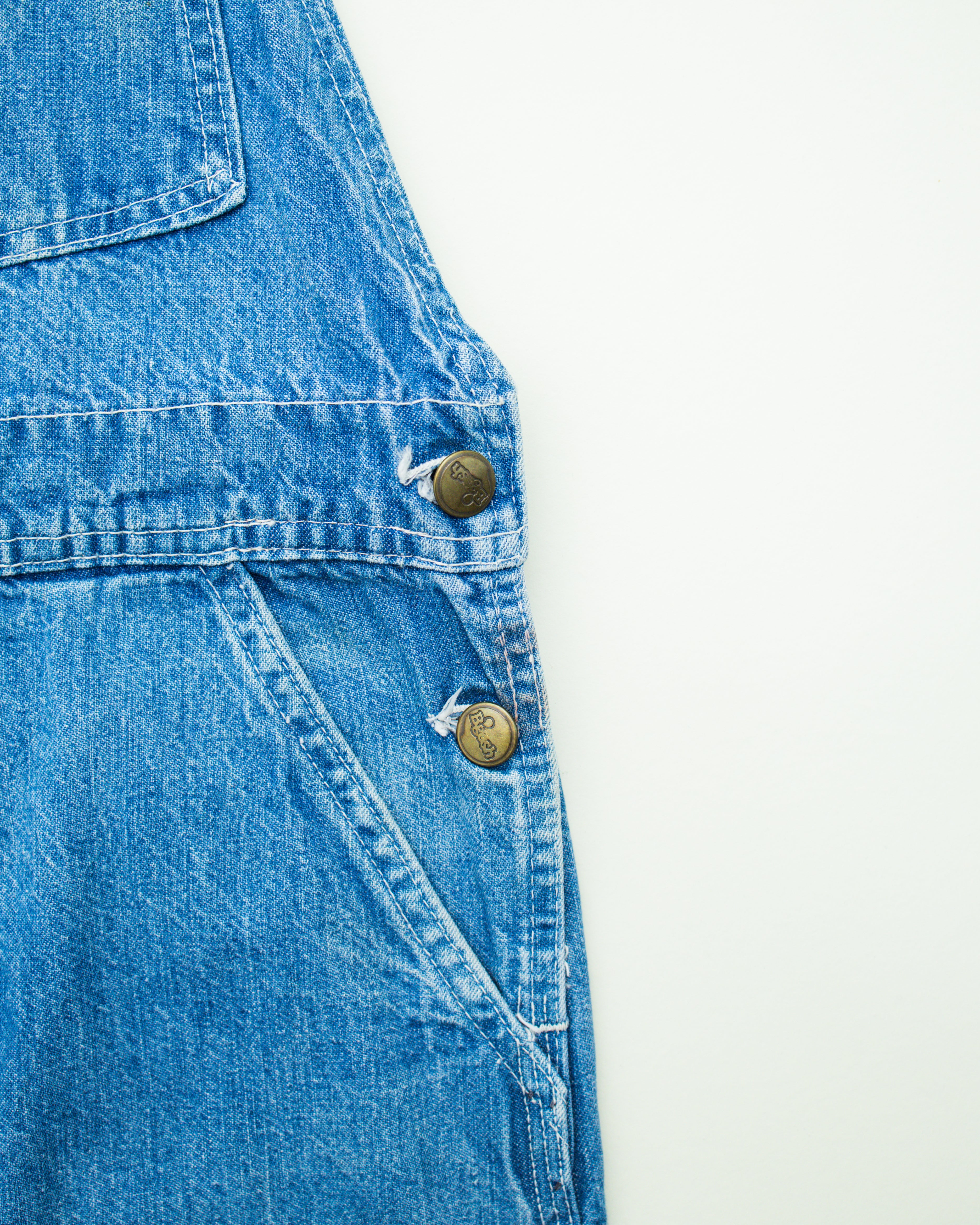 2000s Oshkosh B'Gosh Flared Denim Overalls (28x30)