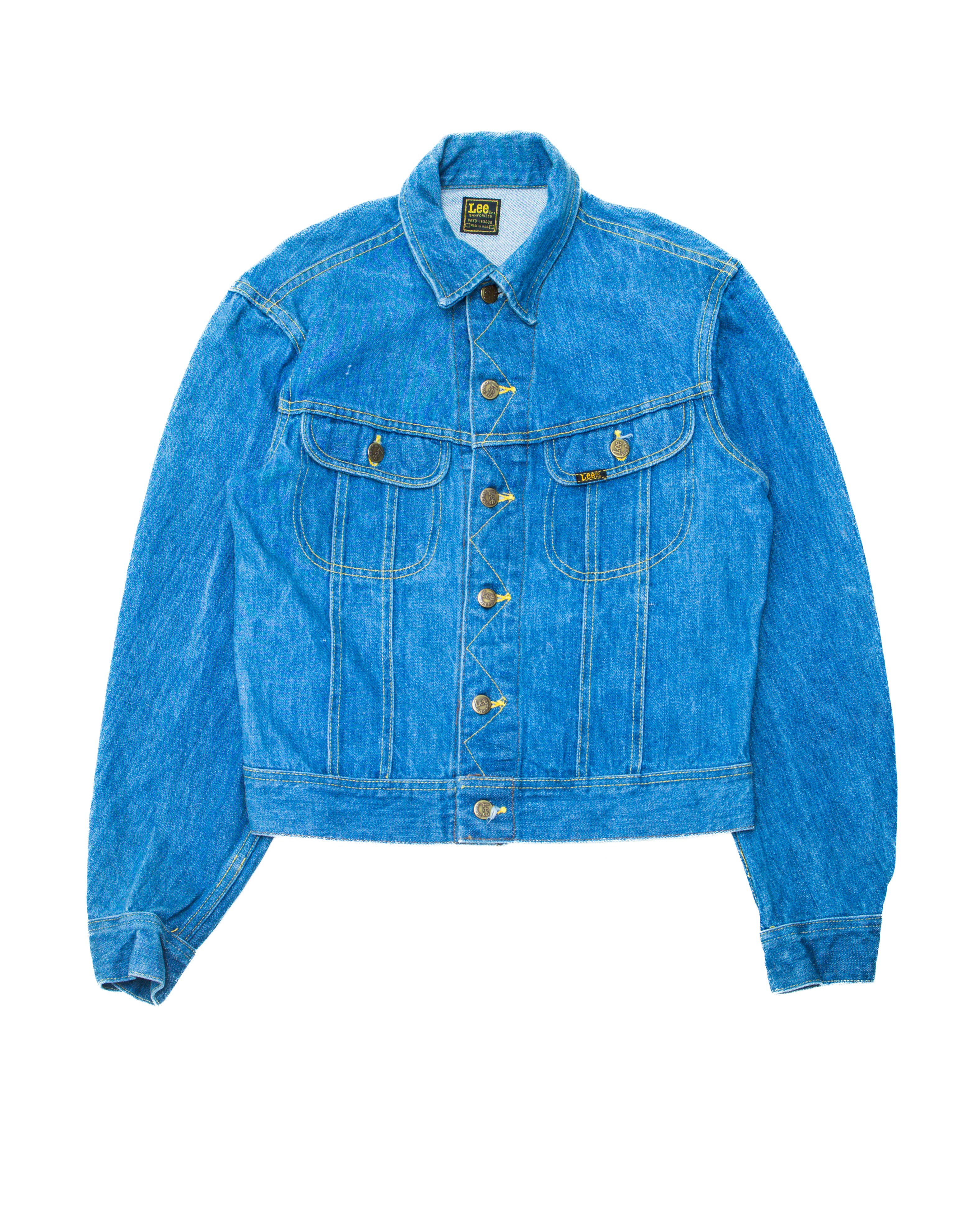 1970s Lee Sanforized Raw Denim Jacket