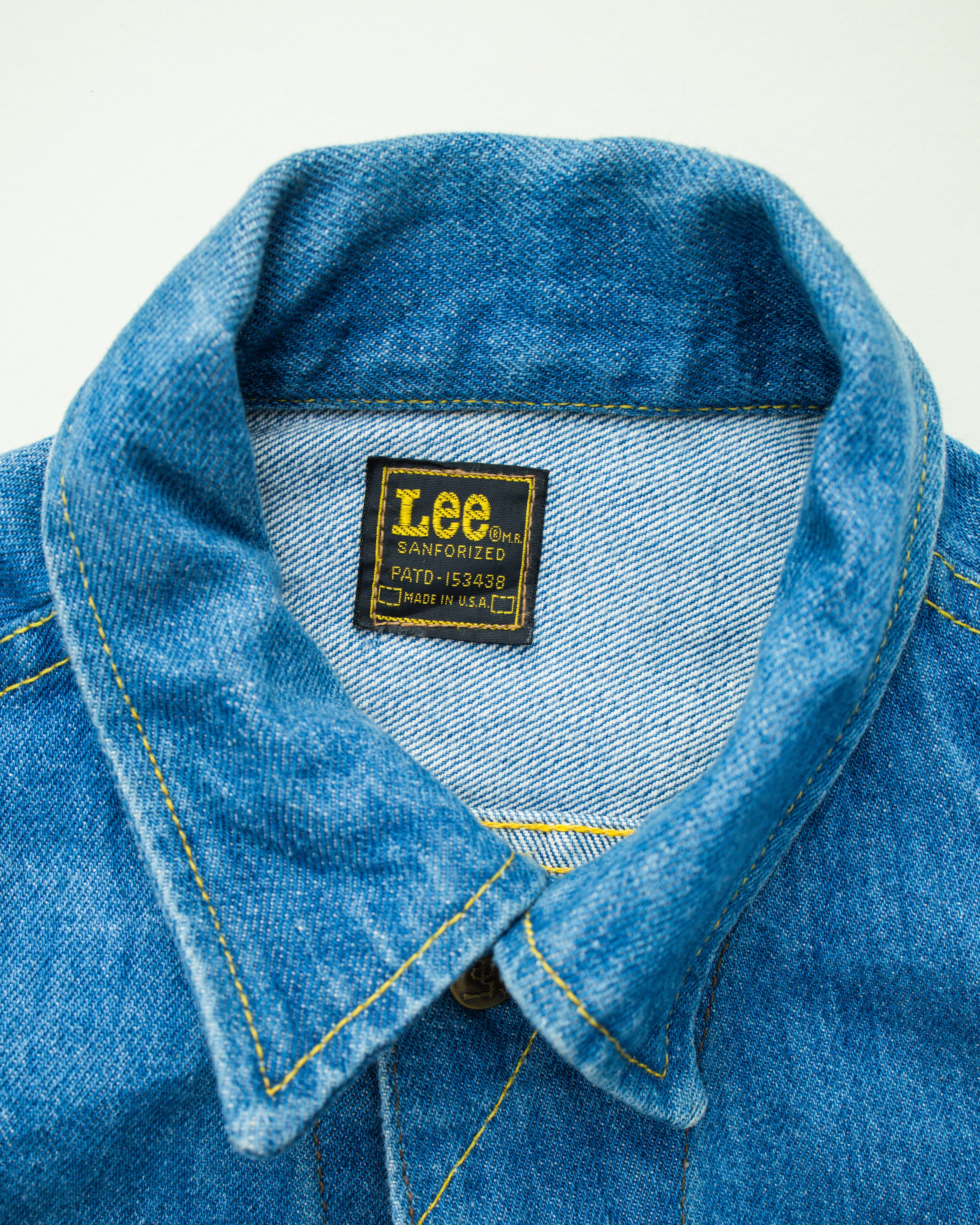 1970s Lee Sanforized Raw Denim Jacket