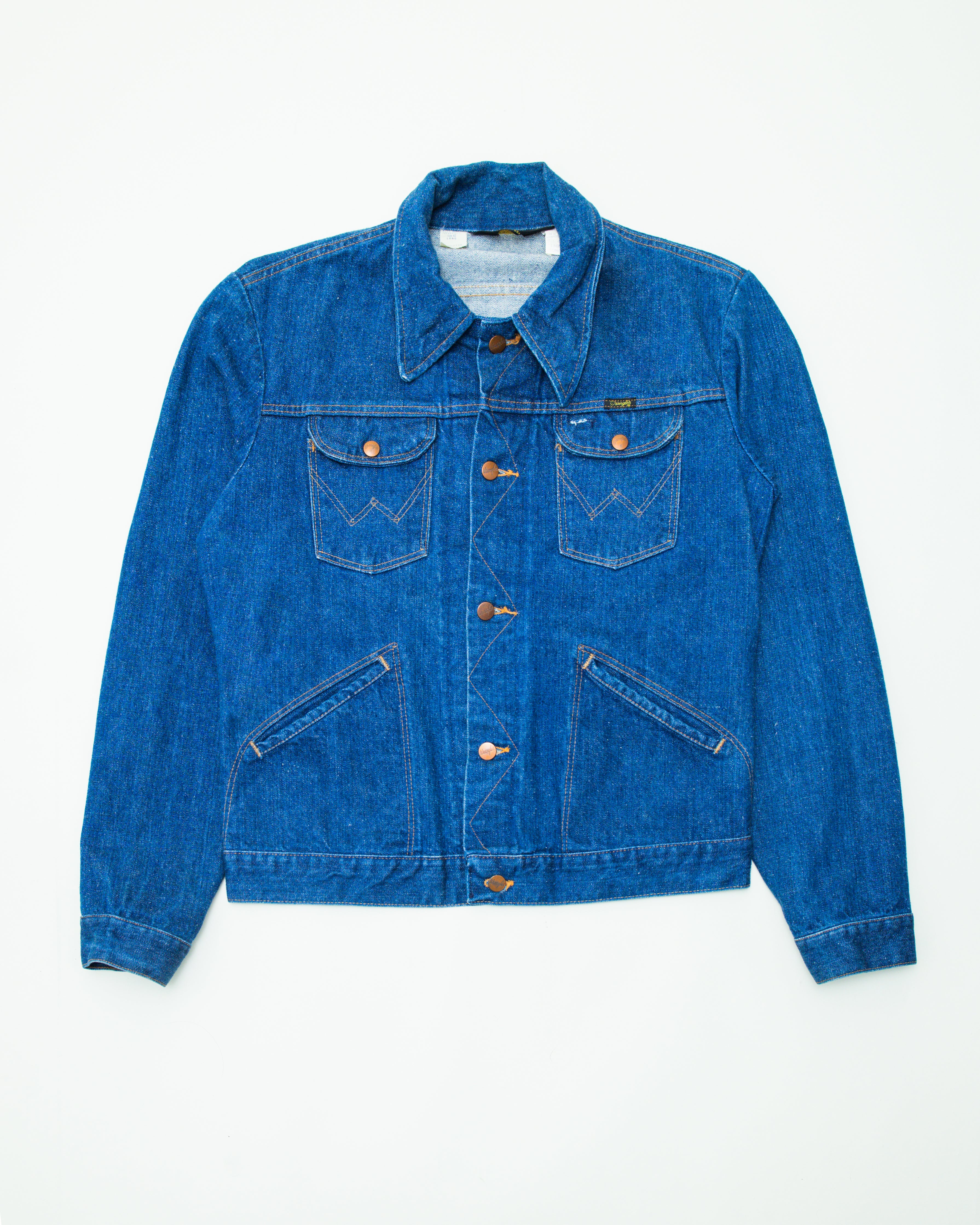 1970s Wrangler Made in USA Trucker W/ Chore Pockets