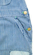 Key Imperial Hickory Striped Railroad Overall w/ Repairs