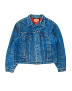 1980s Levi's Buffalo Plaid Trucker Jacket 46