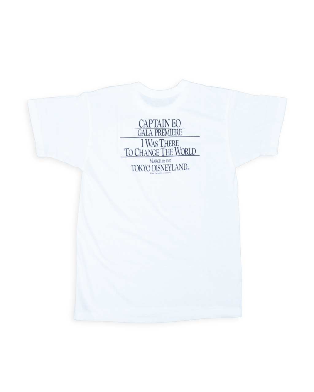 1980s Tokyo Disneyland Captain EO Show T