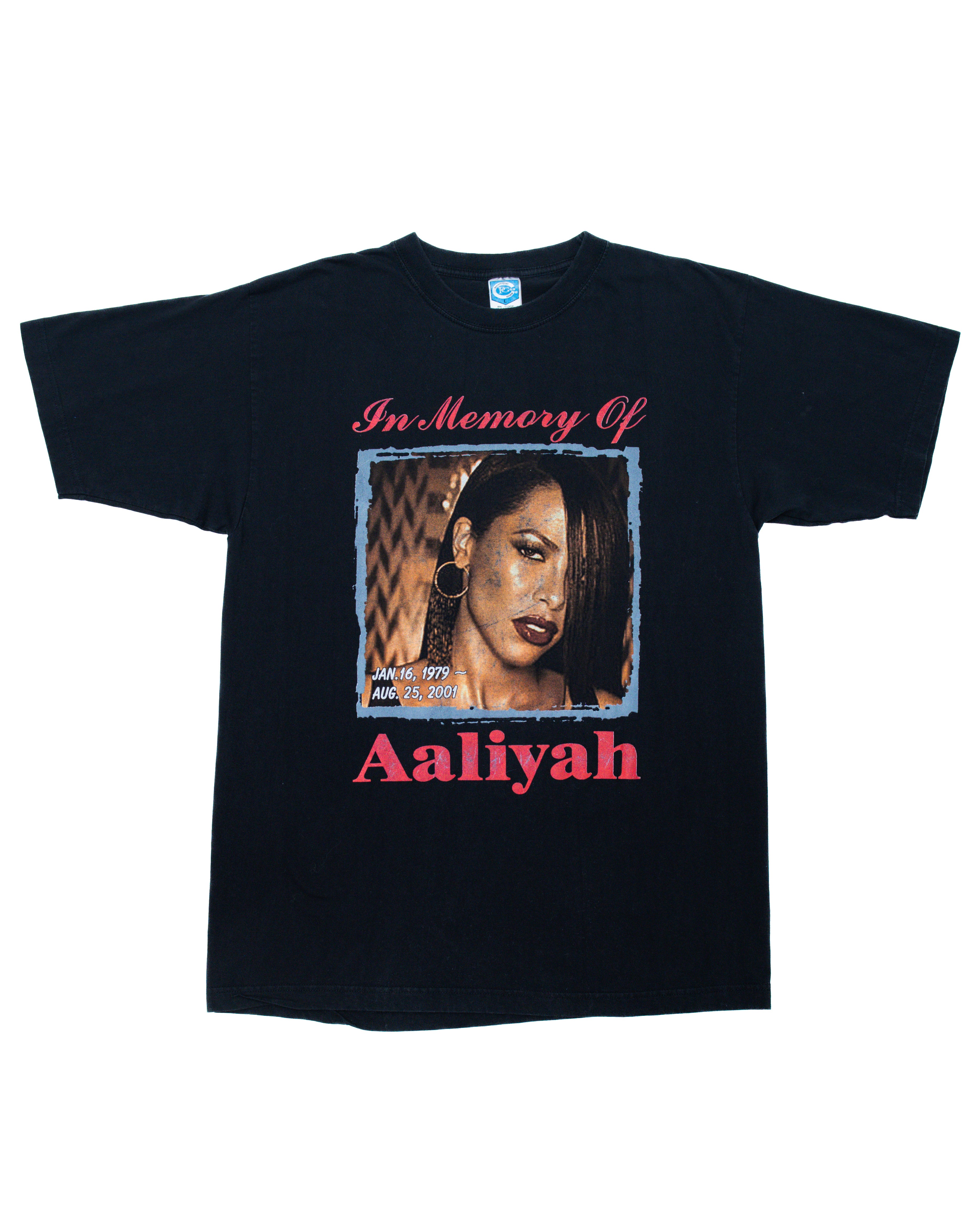 2001 Aaliyah Memorial Rap T