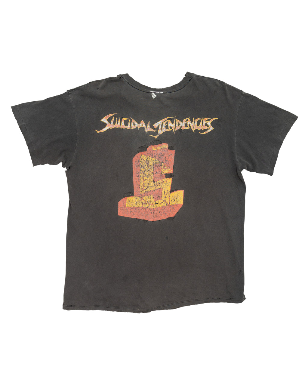 1980s Suicidal Tendencies Join the Army Distressed T