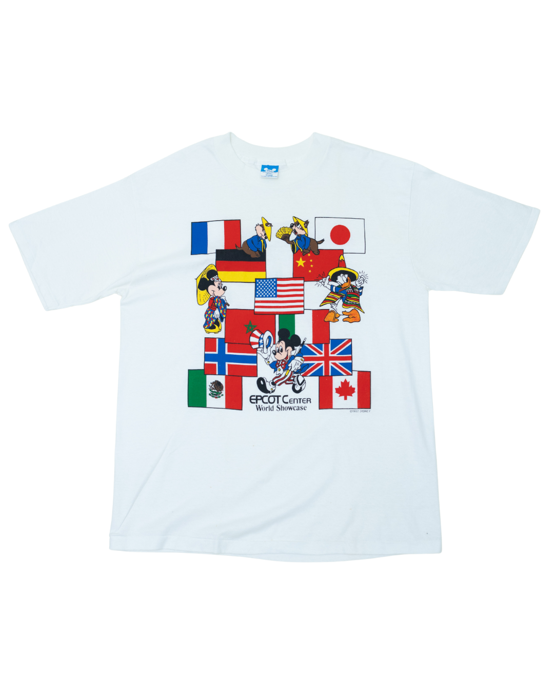1982 Disney Epcot Center Flags T
