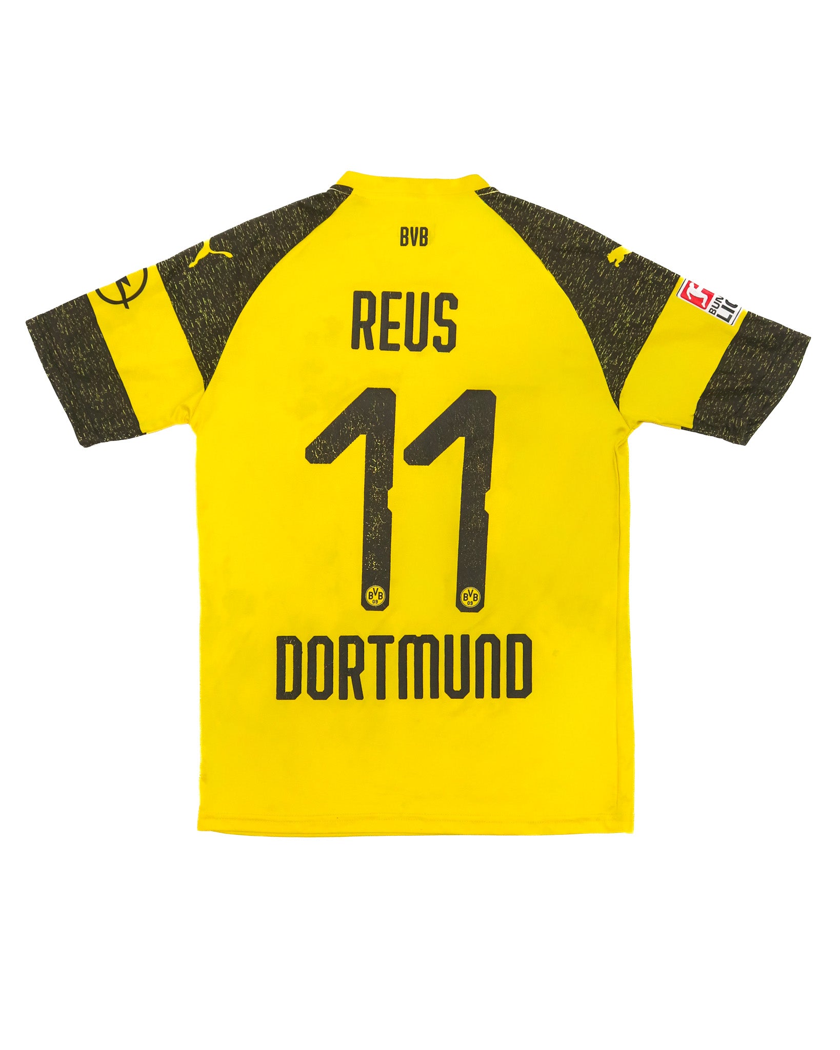 PUMA BORUSSIA DORTMUND 2018-19 HOME JERSEY - MARCO REUS 11 – M