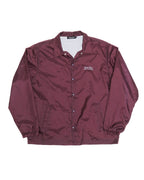 UNDERCOVERISM 'U' LOGO BURGUNDY COACHES JACKET