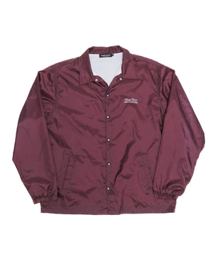 UNDERCOVERISM 'U' LOGO BURGUNDY COACHES JACKET