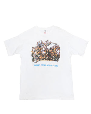 FRUIT OF THE LOOM NICOLE EISENMAN 1995 SOHO ARTS FESTIVAL TEE