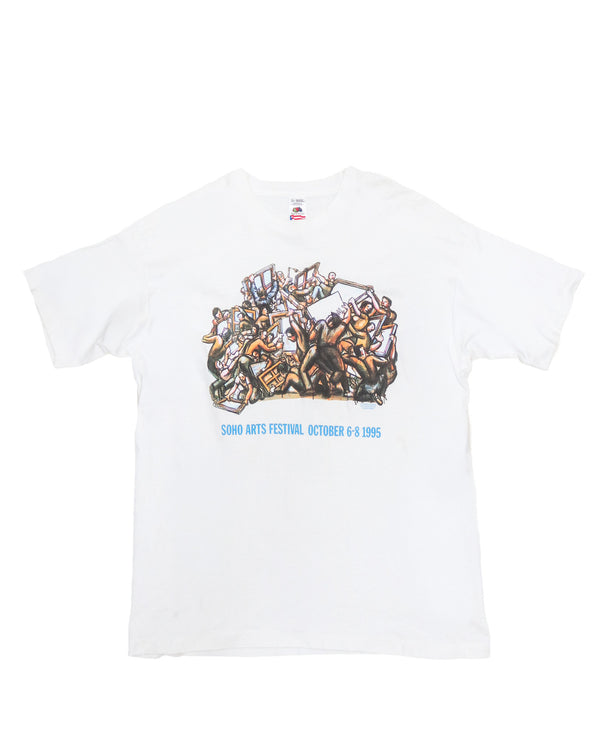 FRUIT OF THE LOOM NICOLE EISENMAN 1995 SOHO ARTS FESTIVAL TEE