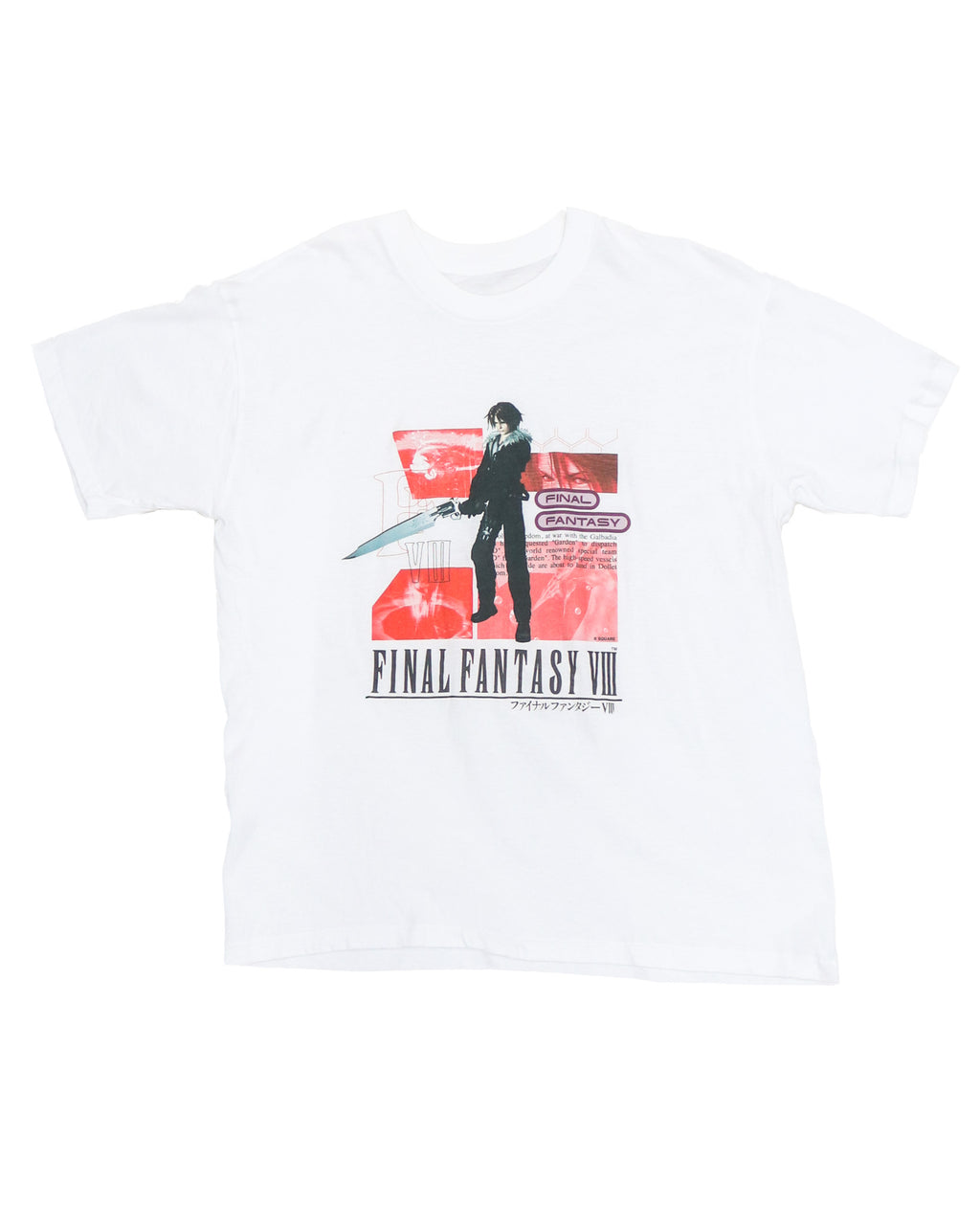SQUARE FINAL FANTASY VIII SQUALL LEONHART GRAPHIC TEE
