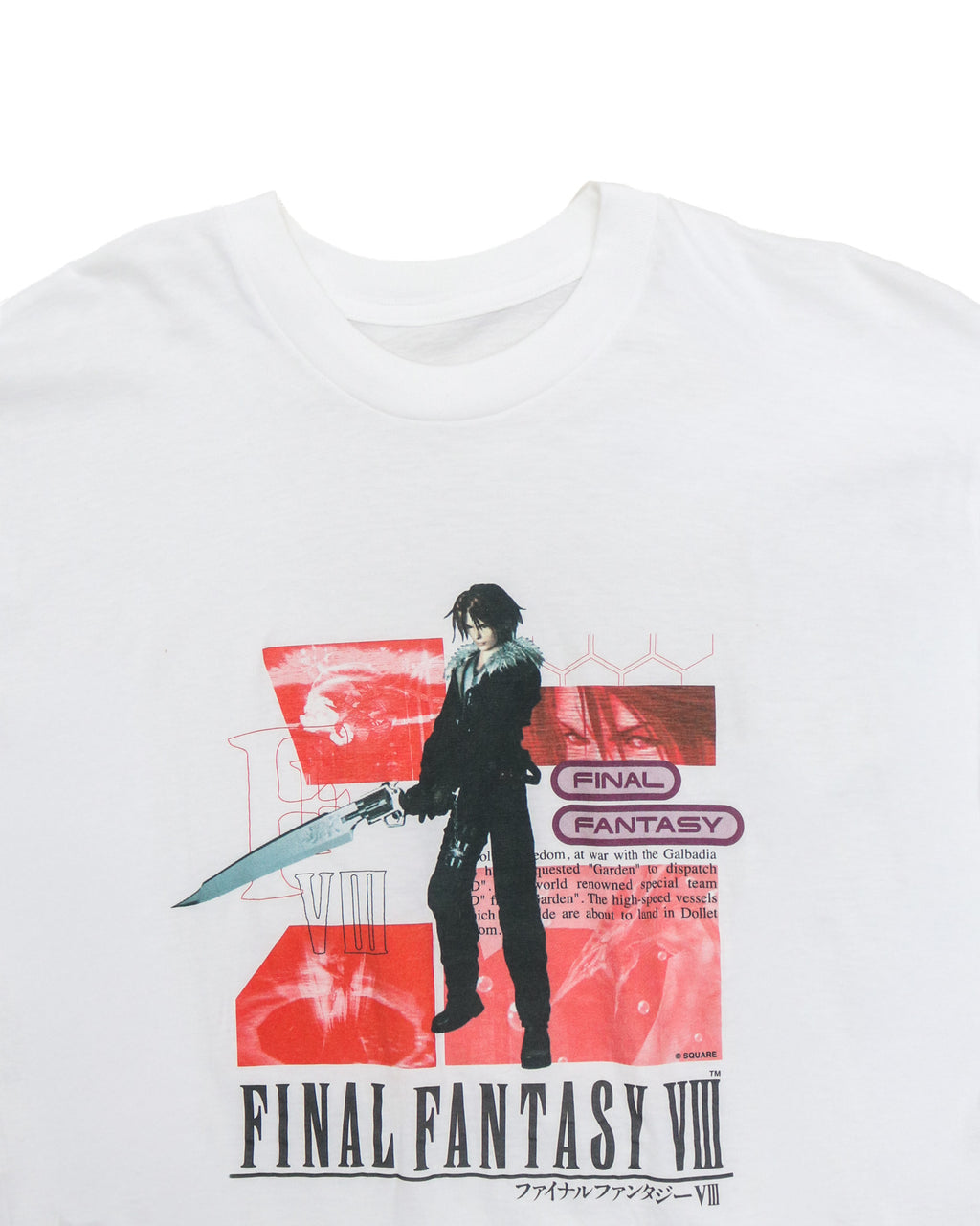 SQUARE FINAL FANTASY VIII SQUALL LEONHART GRAPHIC TEE