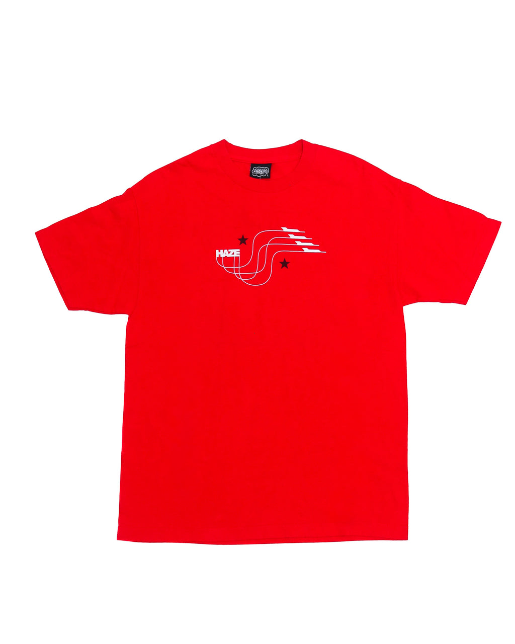 HAZE 2002 JET FIGHTER GRAPHIC TEE IN RED