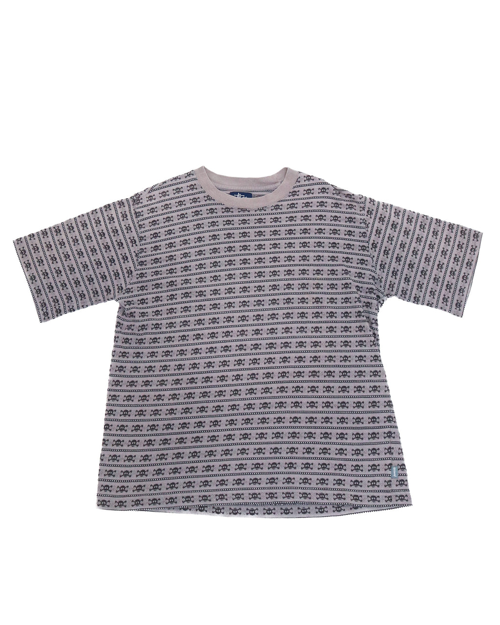 STÜSSY SKULLS AND STRIPES KNIT TEE