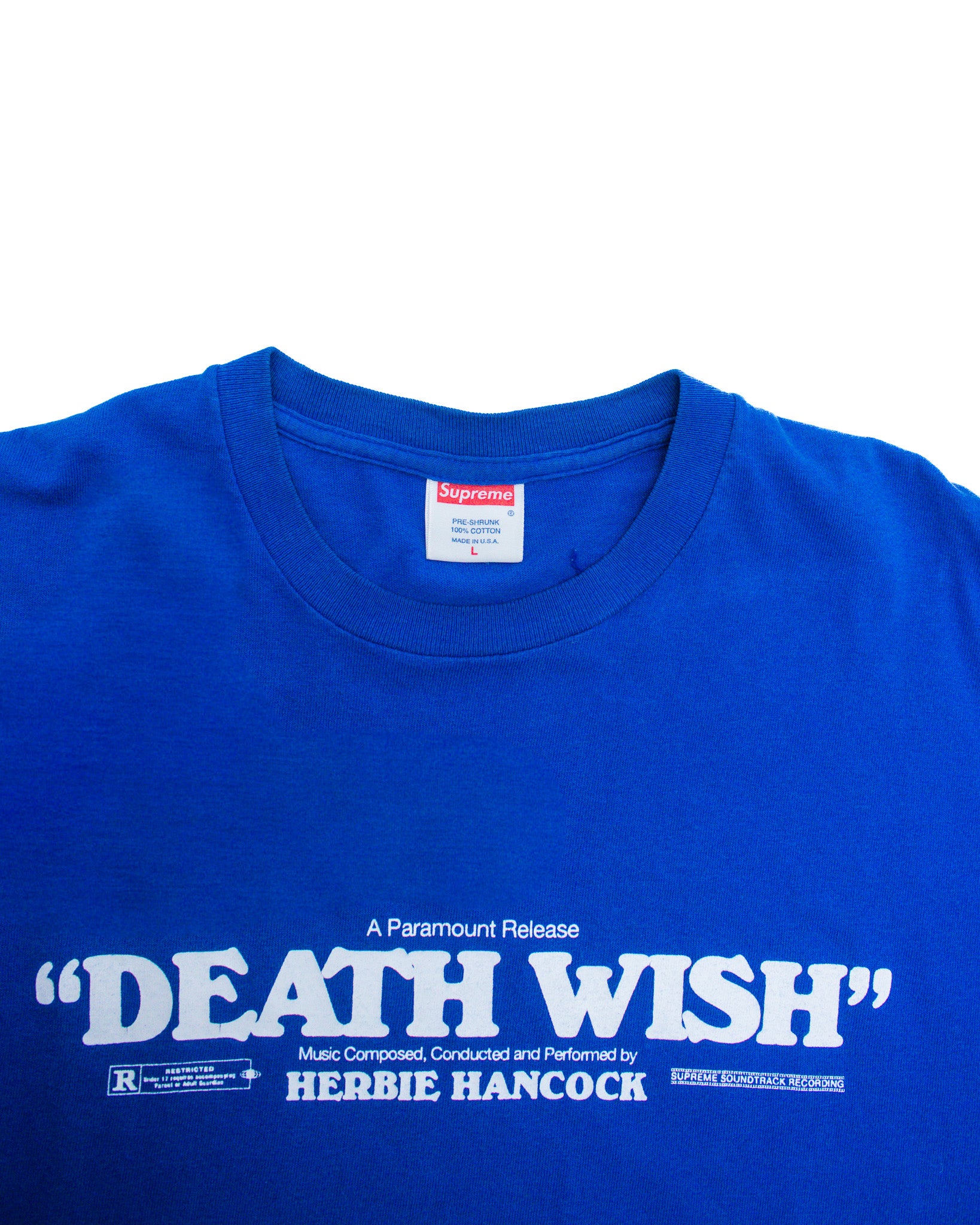 SUPREME X DEATH WISH SOUNDTRACK TEE