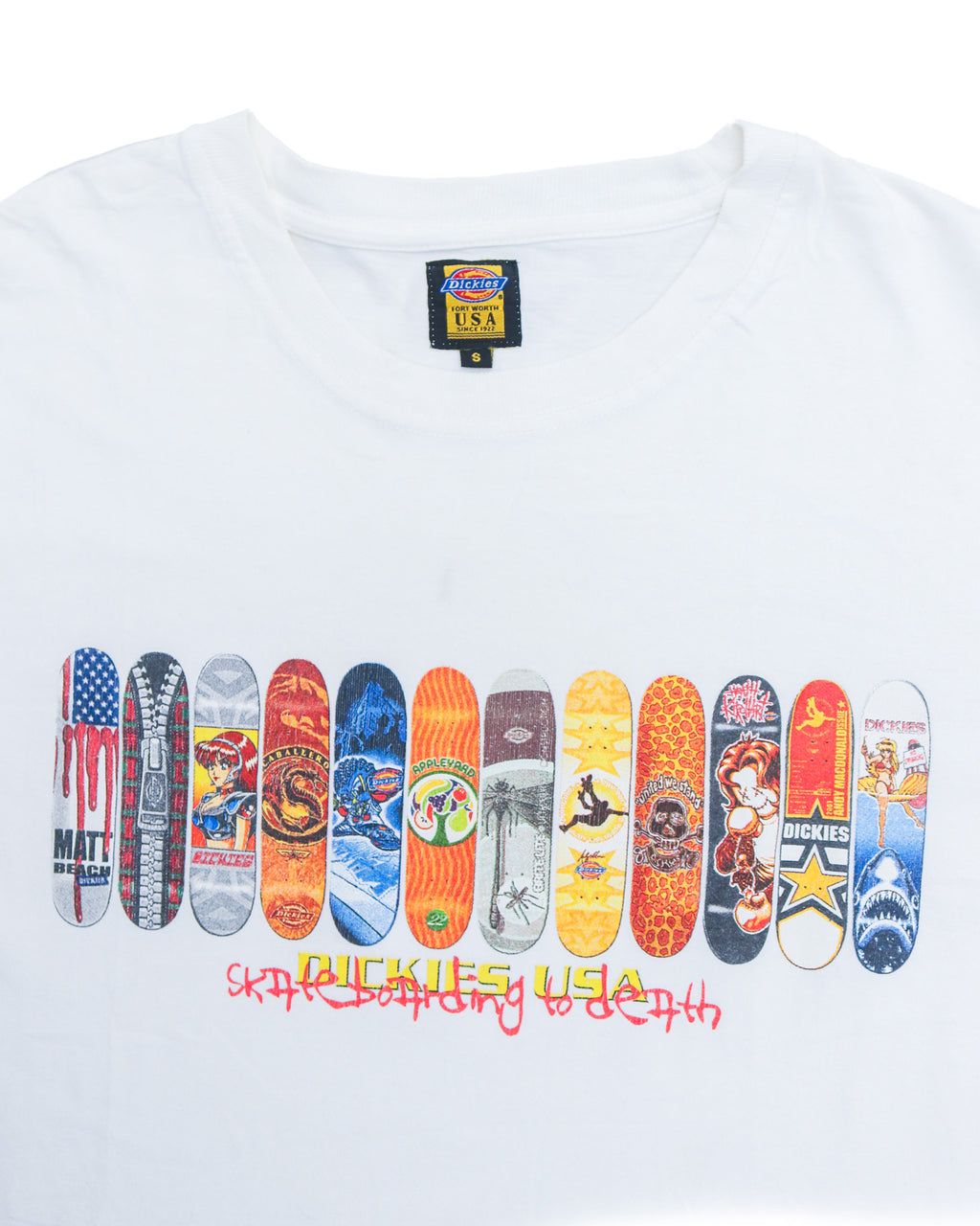 DICKIES SKATEBOARDING TO DEATH TEE