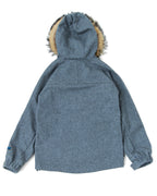 2005 Neighborhood Wool Grey Hooded Parka