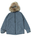 2005 Neighborhood Wool Grey Hooded Parka