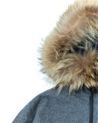 2005 Neighborhood Wool Grey Hooded Parka