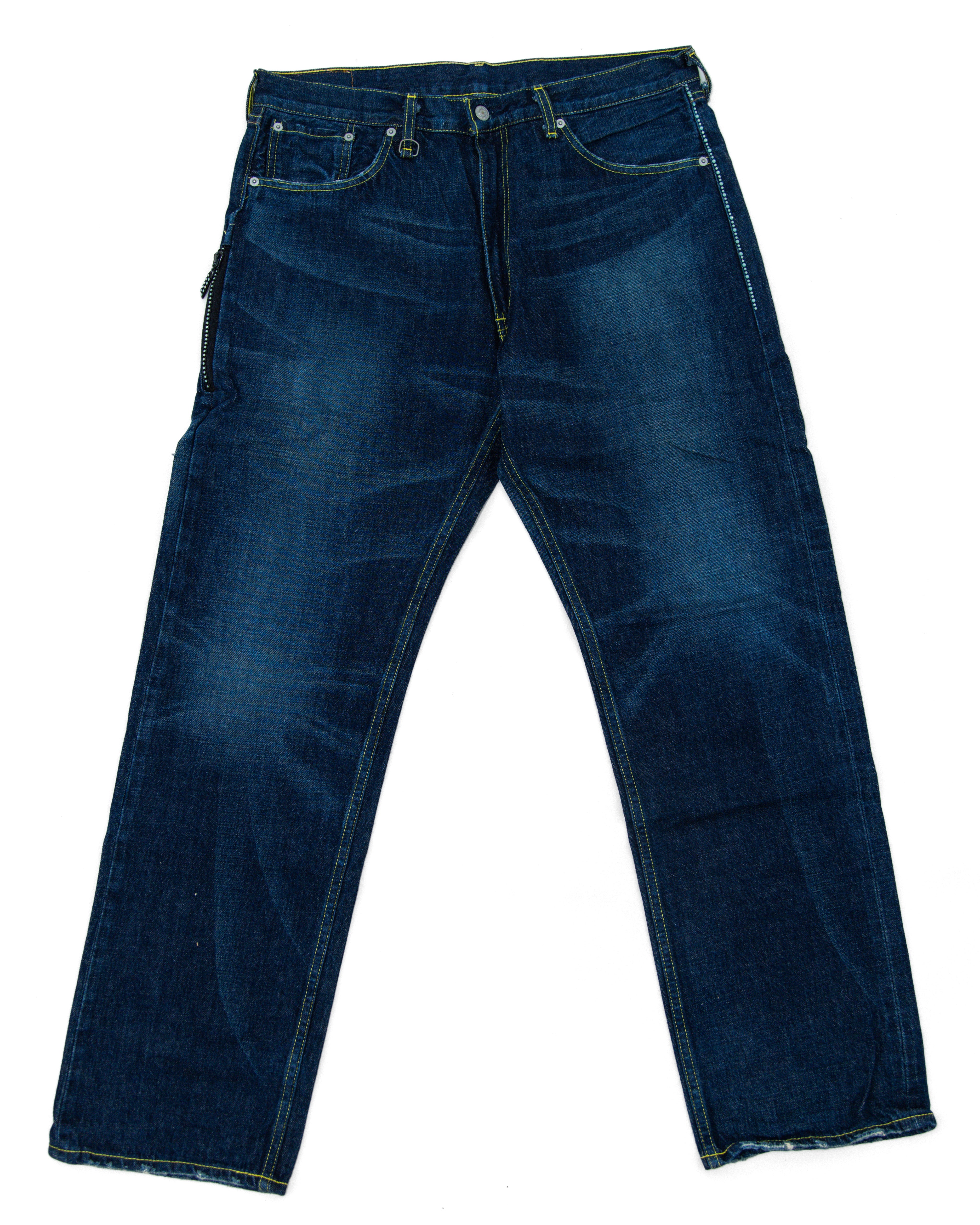 2007 Levi's x Fragment Fenom 207 Disco Teal Swarovski Denim