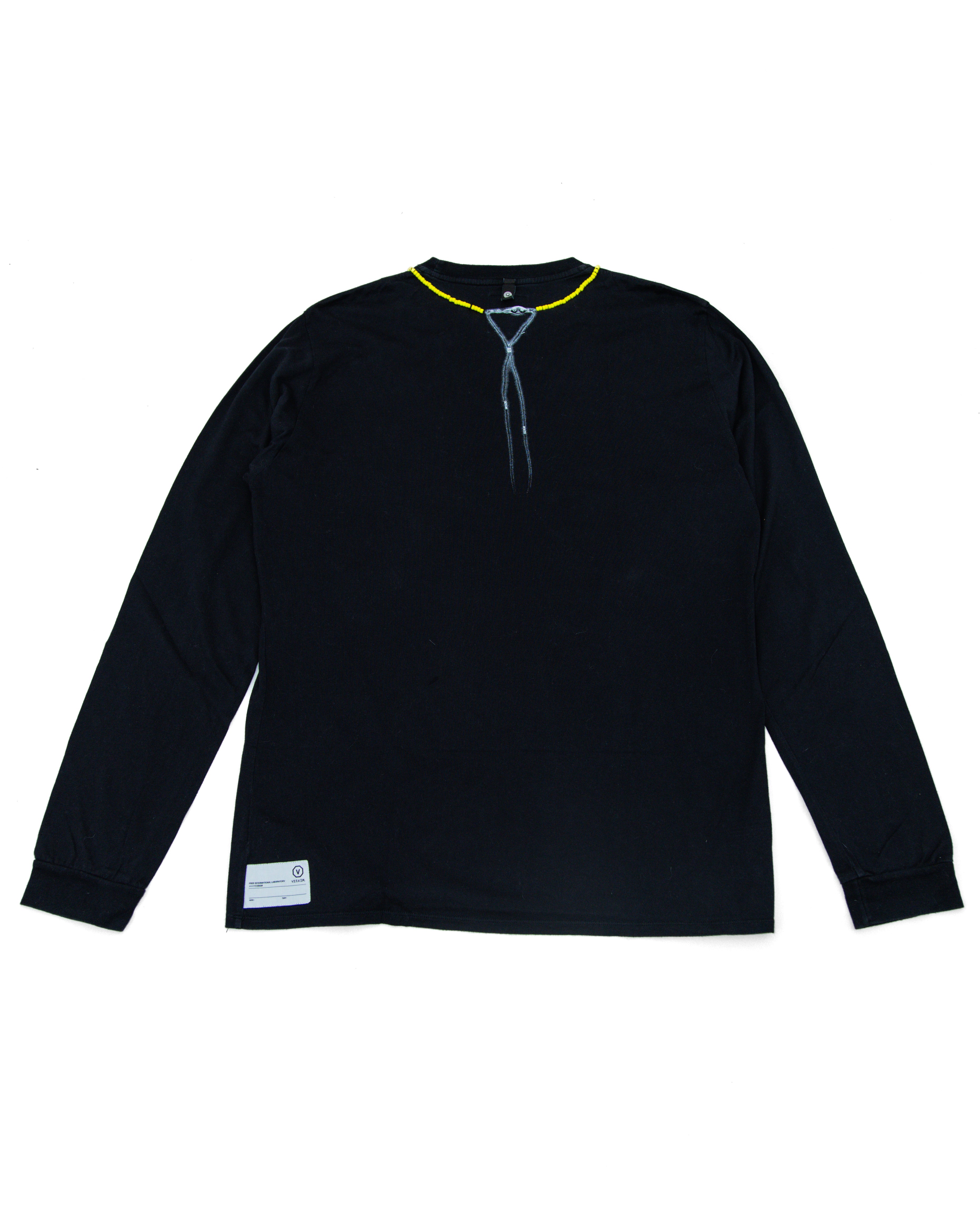 2001 Visvim Yellow Glass Bead Necklace Shirt