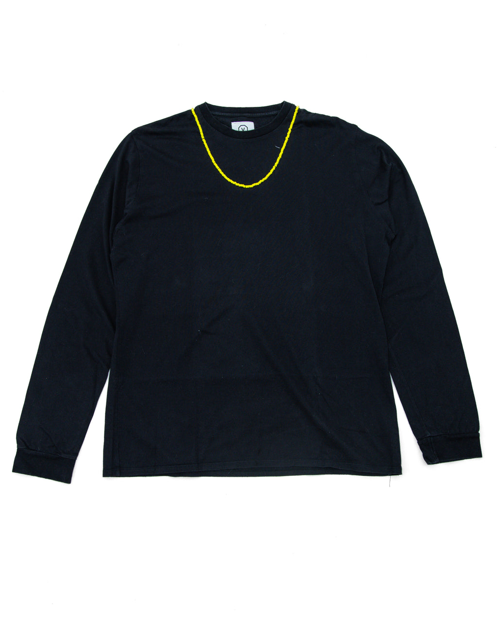 2001 Visvim Yellow Glass Bead Necklace Shirt