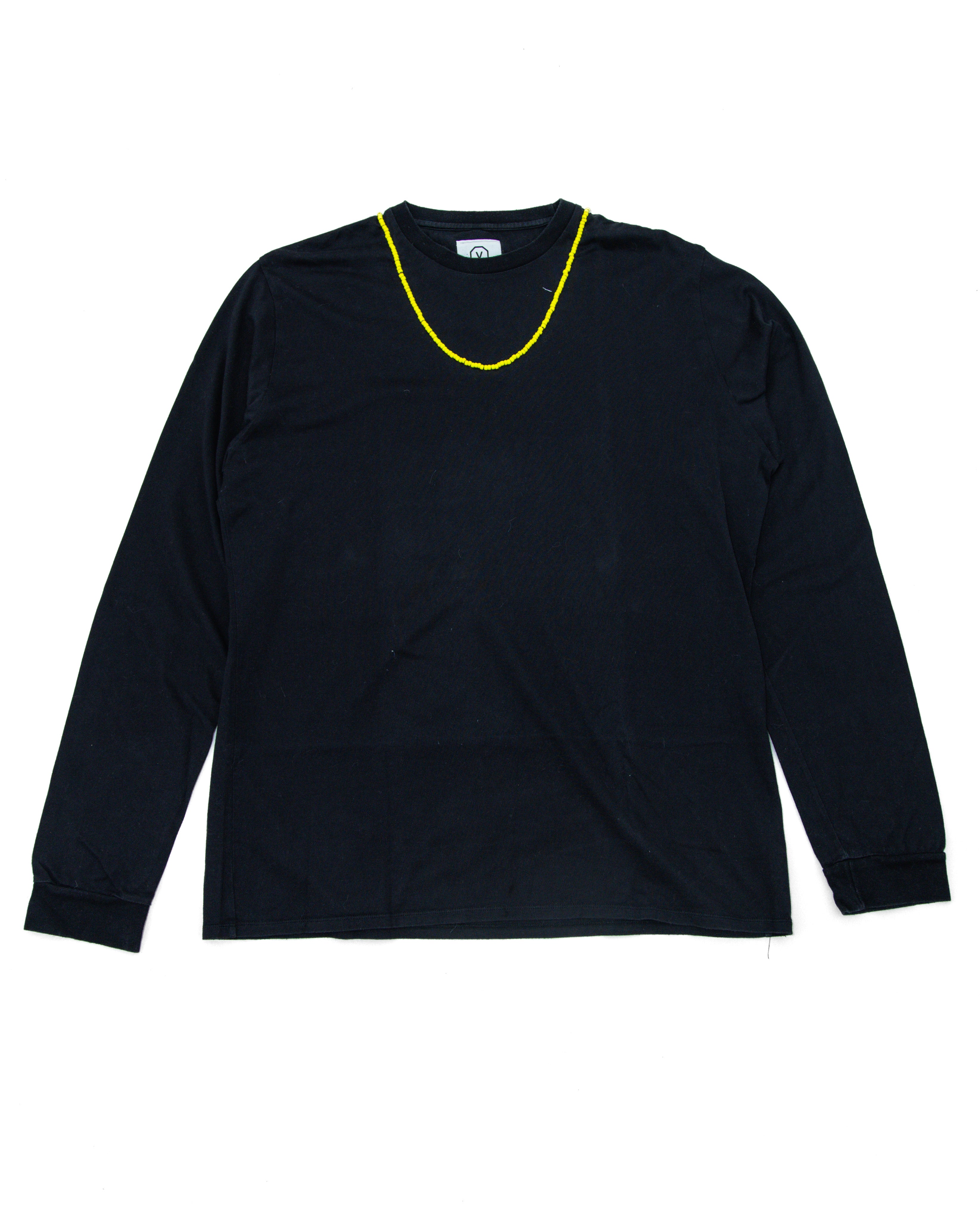 2001 Visvim Yellow Glass Bead Necklace Shirt