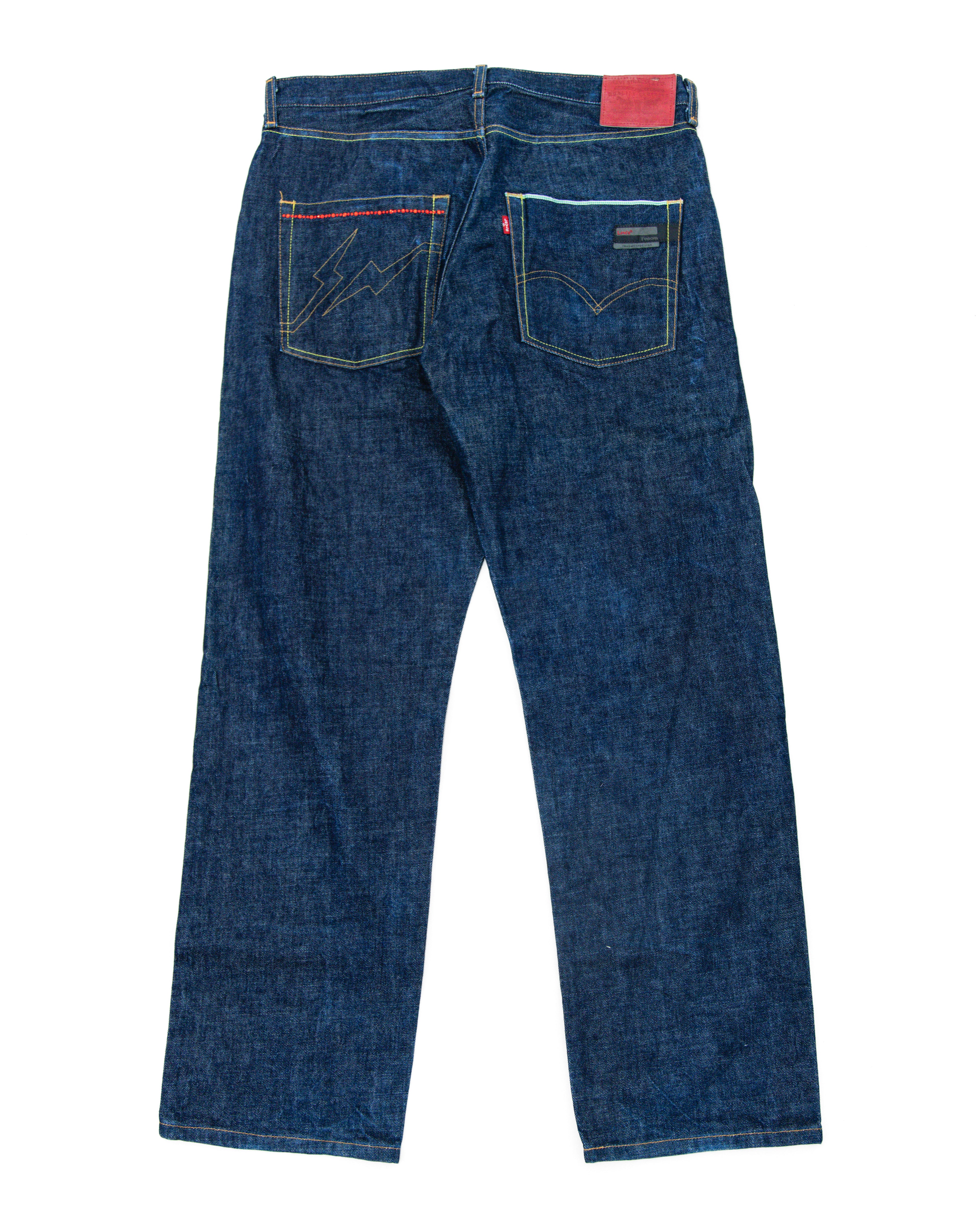 2007 Levi's x Fragment Fenom 505 Disco Red Swarovski Denim