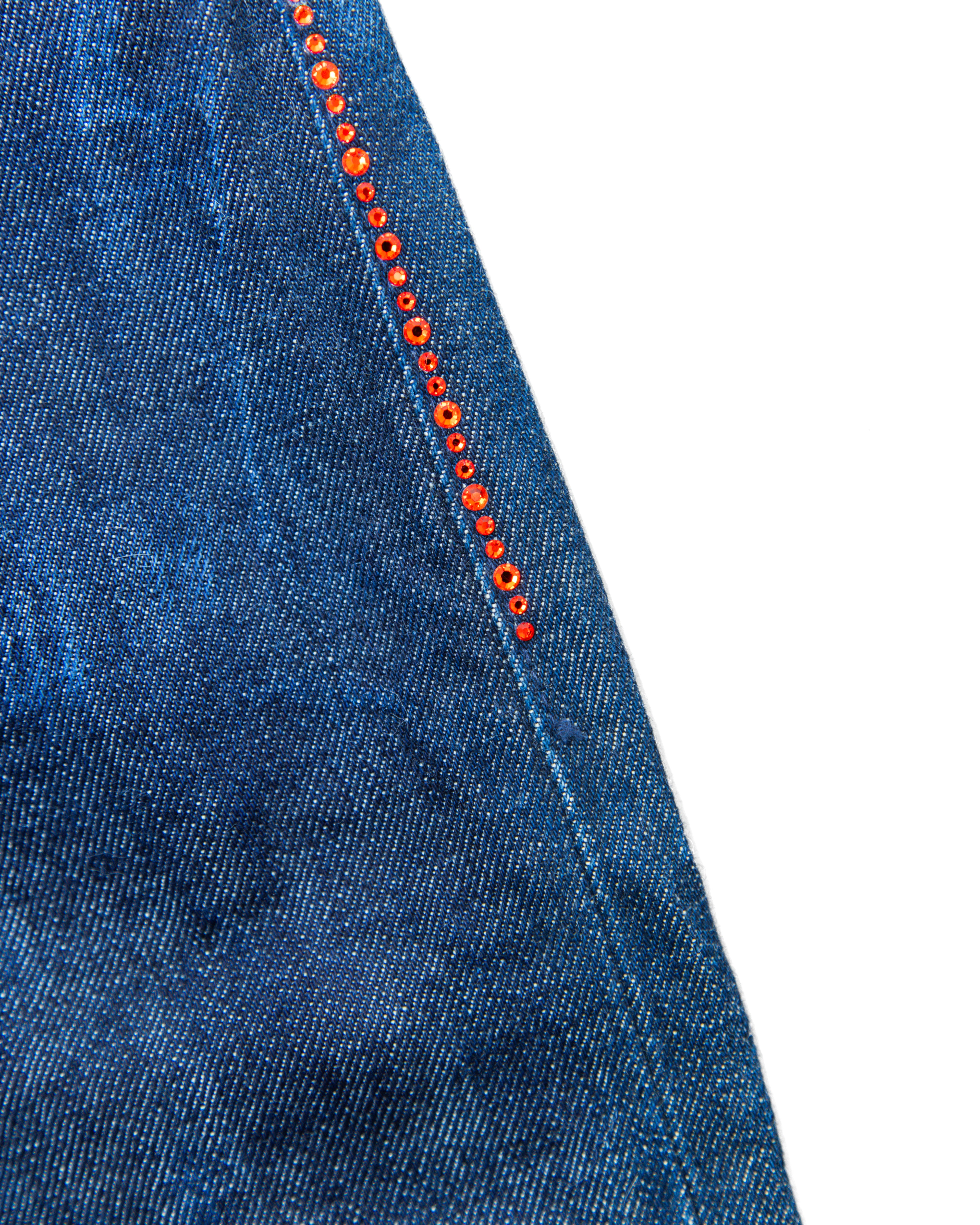 2007 Levi's x Fragment Fenom 505 Disco Red Swarovski Denim