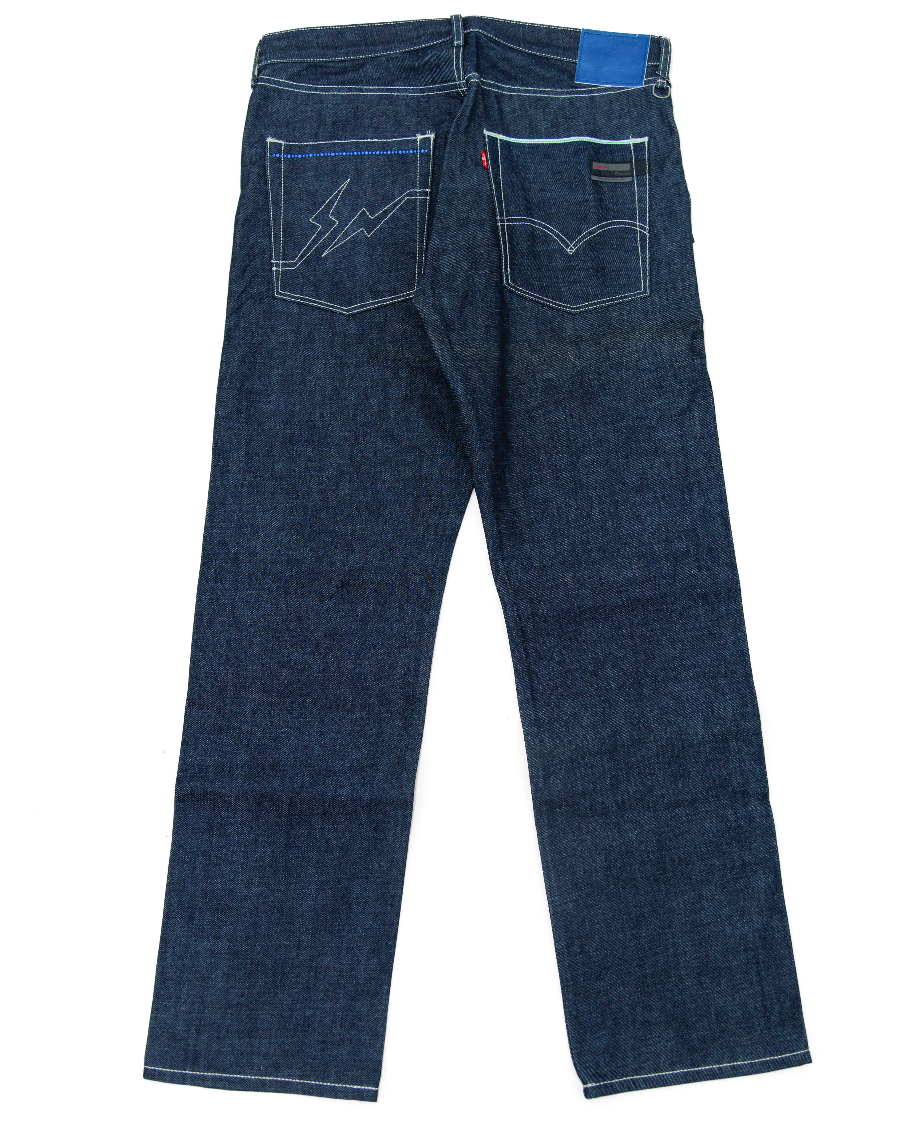 2007 Levi's x Fragment Fenom 207 Disco Blue Swarovski Denim