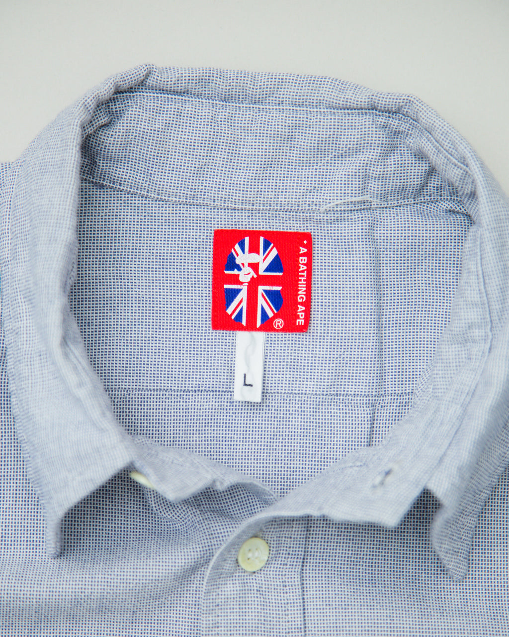 2000s BAPE Chambray Ape Shirt