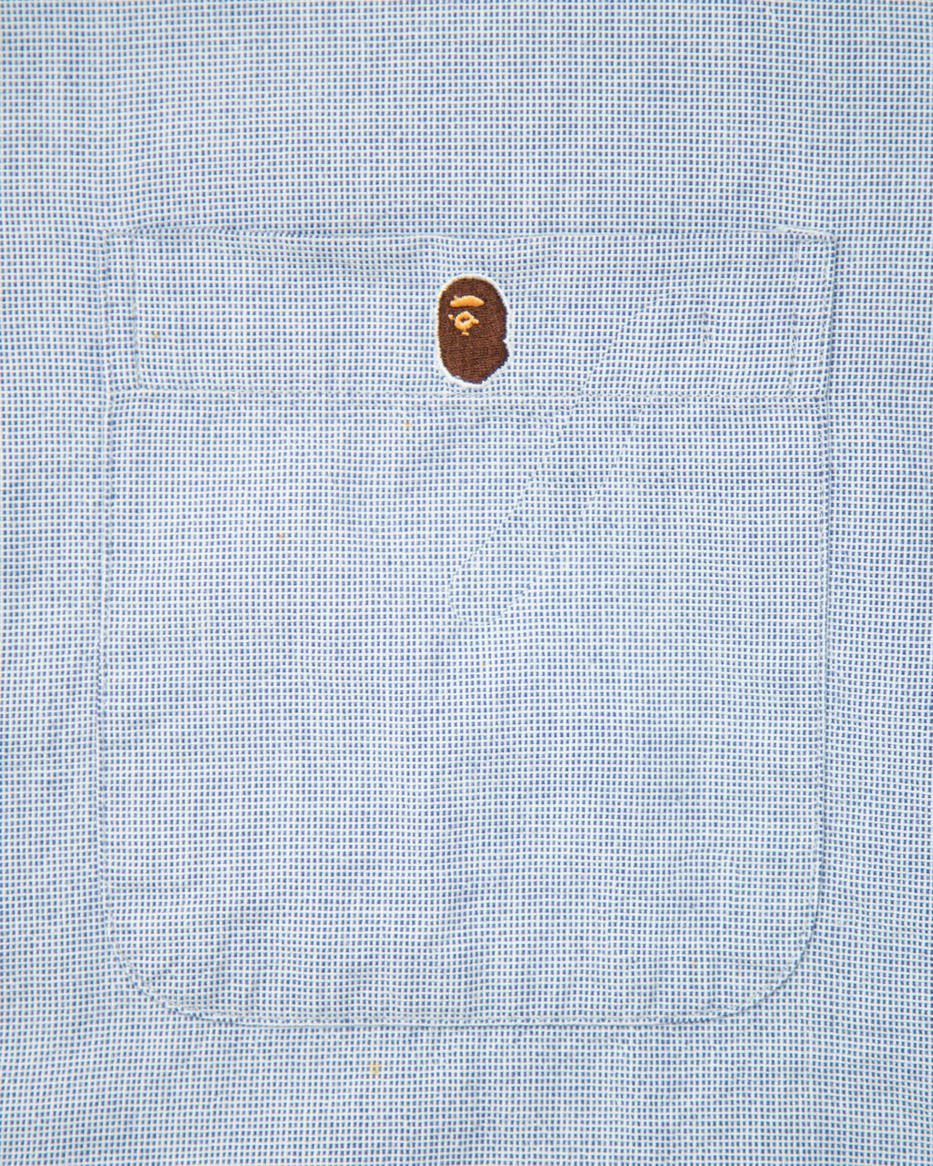 2000s BAPE Chambray Ape Shirt