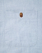 2000s BAPE Chambray Ape Shirt