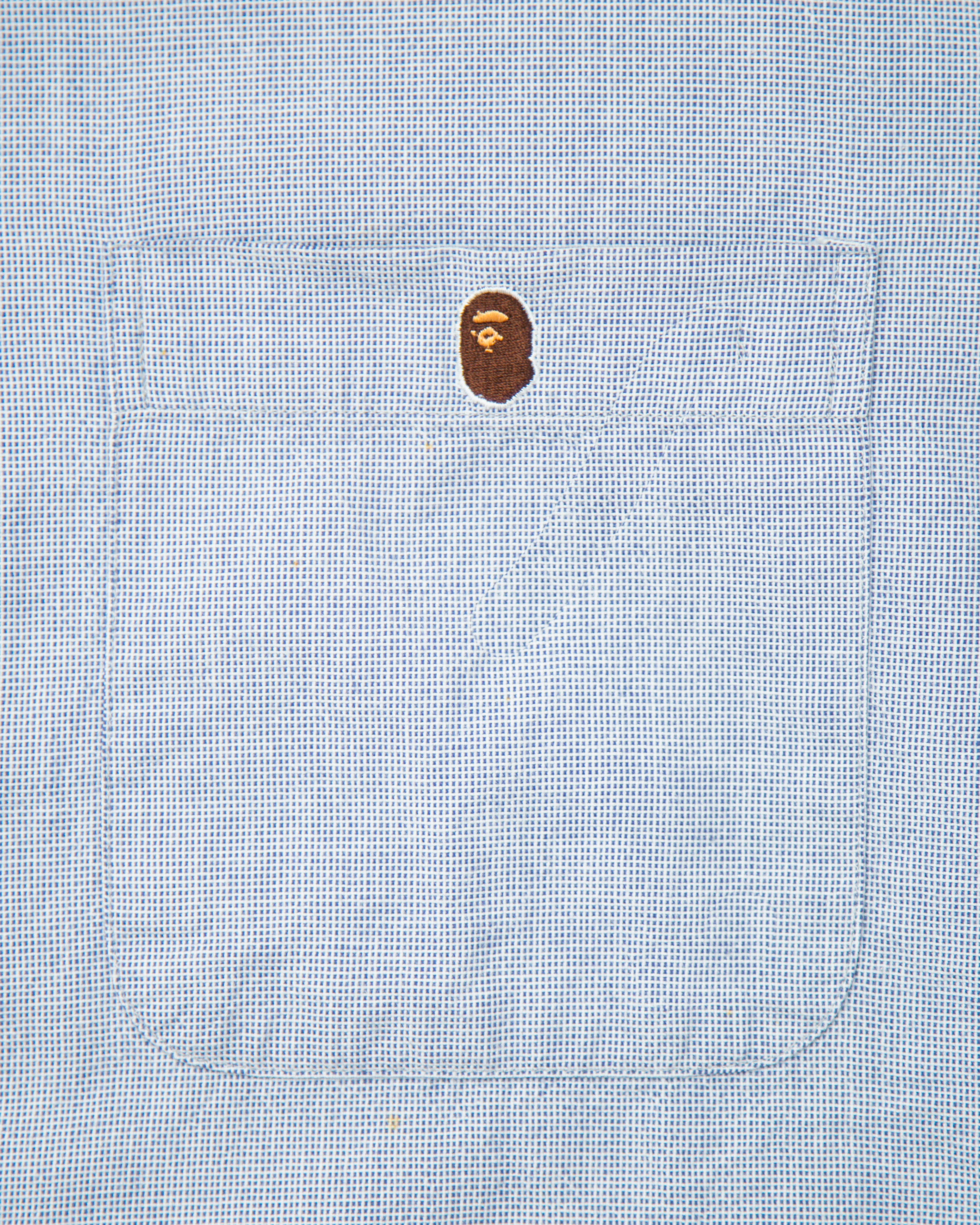 2000s BAPE Chambray Ape Shirt