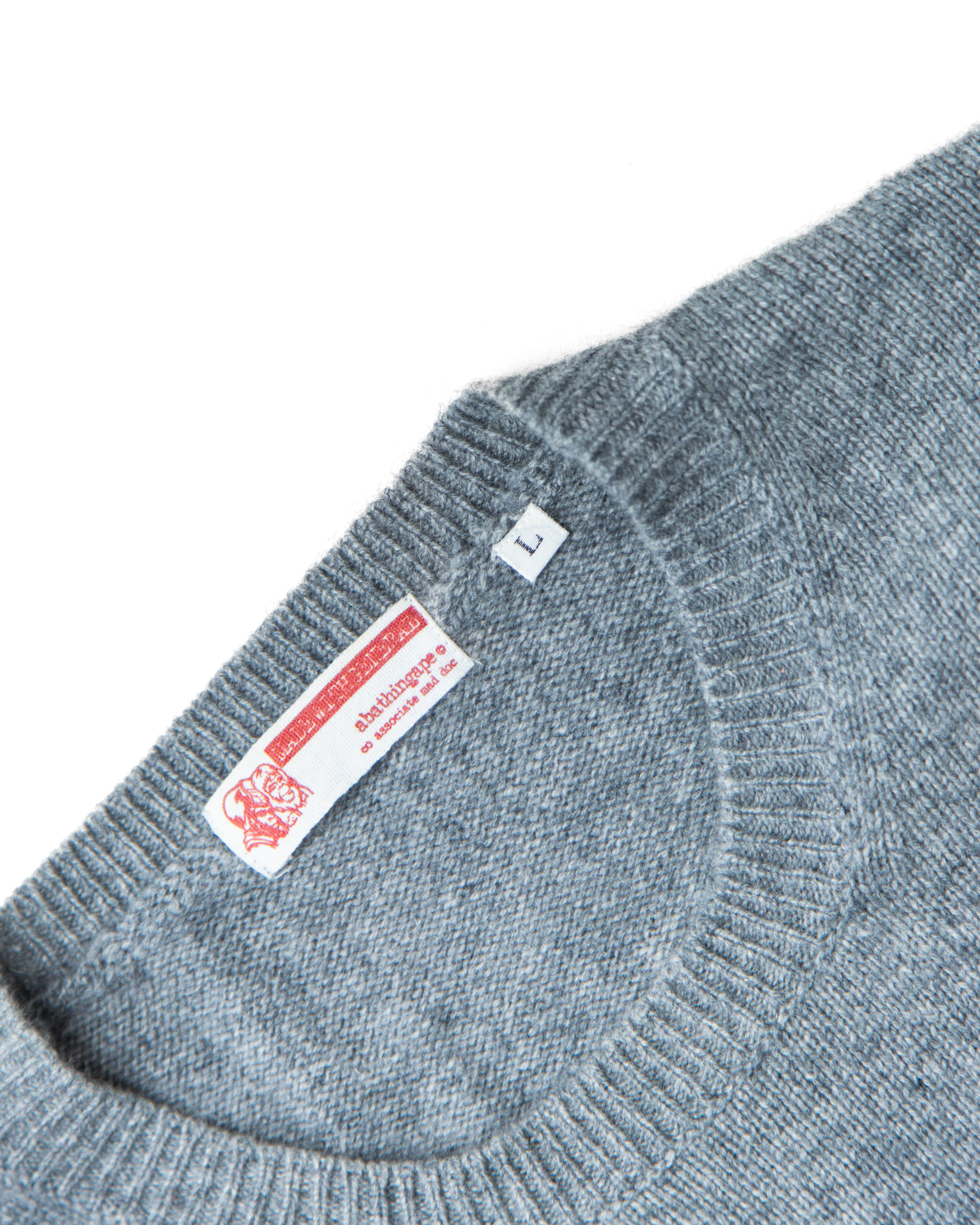 1990s BAPE Cashmere Knit Crewneck Sweater