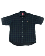 2000s BAPE Tartan Plaid Ape Shirt