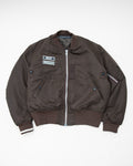 1998 Neighborhood Brown Aviator Bomber Jacket