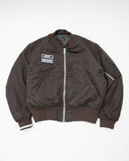 1998 Neighborhood Brown Aviator Bomber Jacket