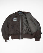 1998 Neighborhood Brown Aviator Bomber Jacket