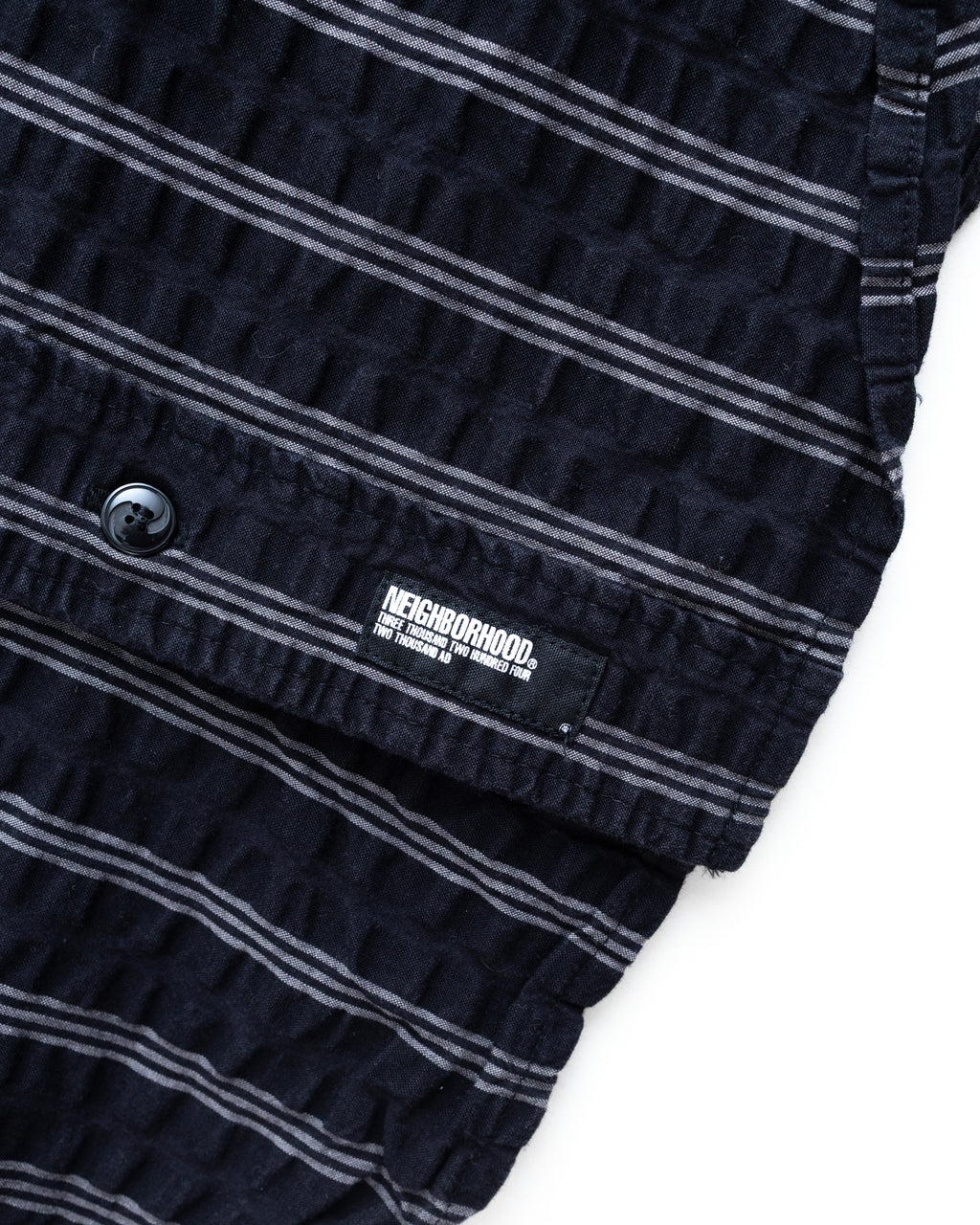 2002 Neighborhood Crinkle Striped Shirt