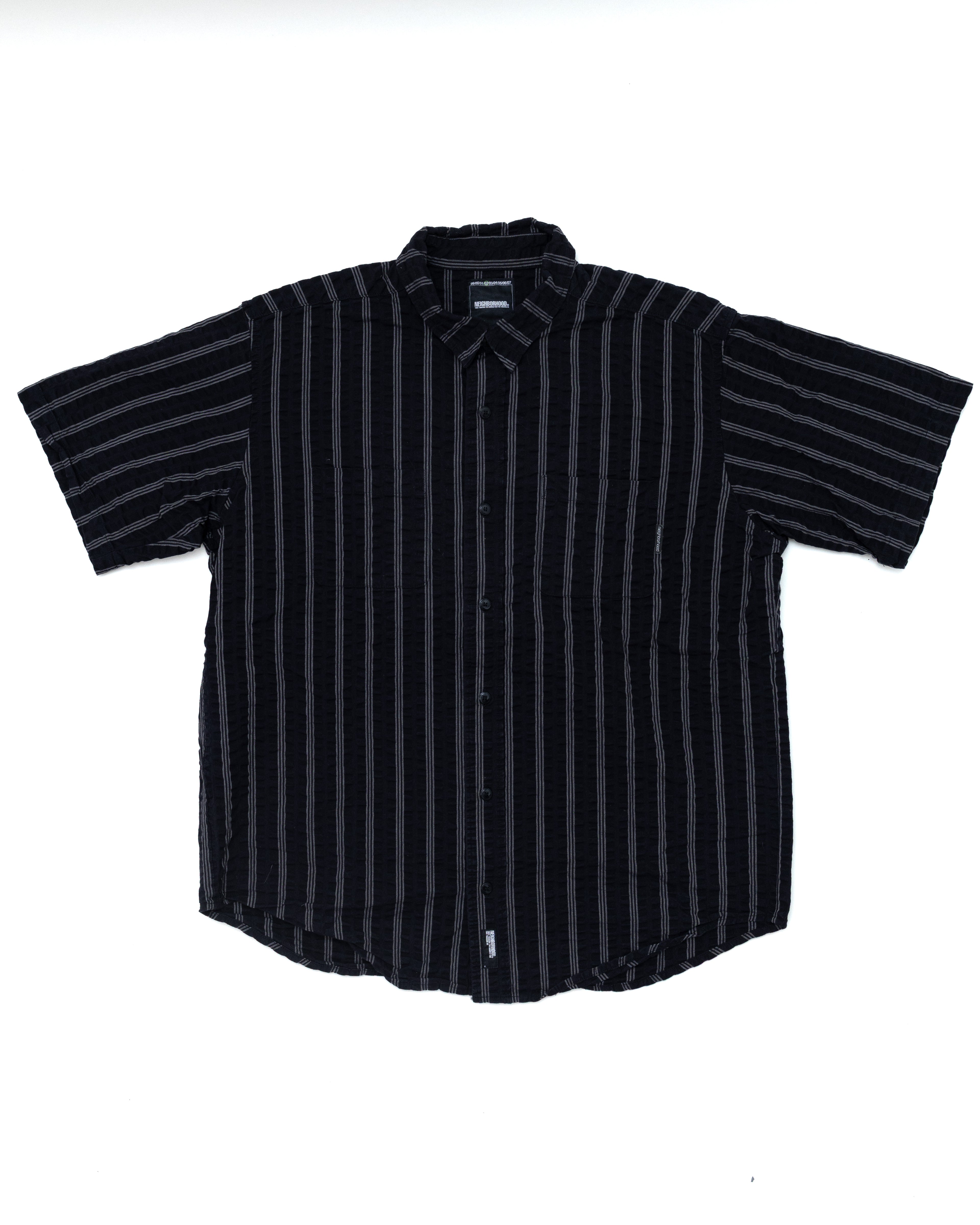 2002 Neighborhood Crinkle Striped Shirt
