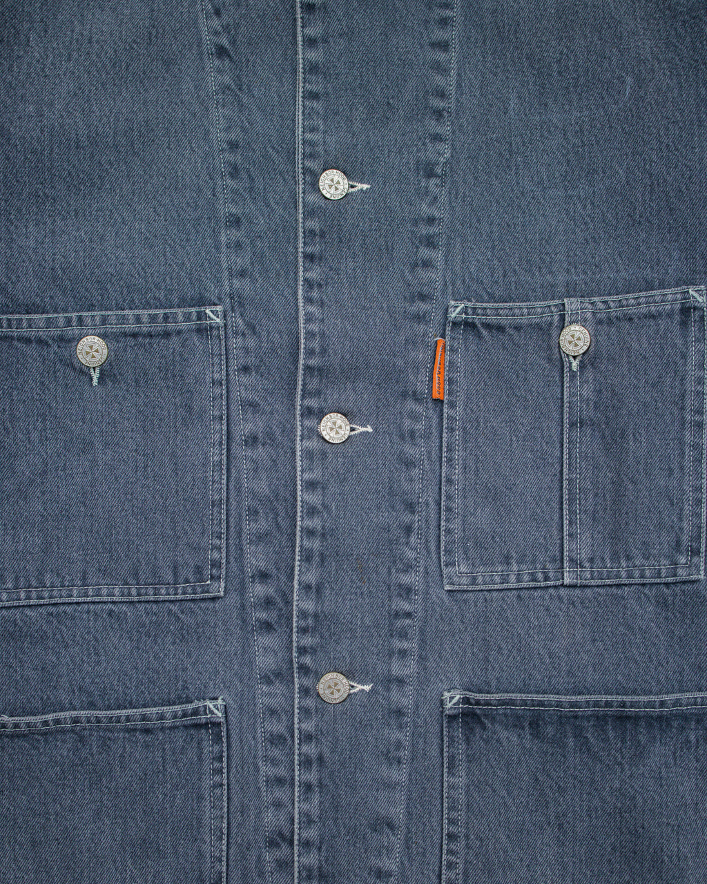 2000s Neighborhood Washed Black Denim Jacket